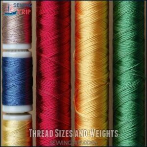 Thread Sizes and Weights
