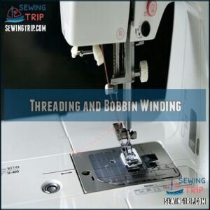 Threading and Bobbin Winding