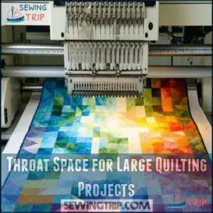 Throat Space for Large Quilting Projects