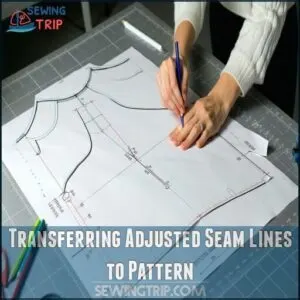 Transferring Adjusted Seam Lines to Pattern