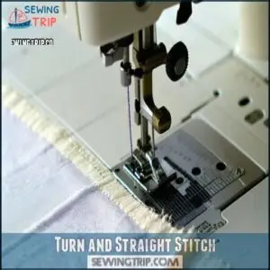 Turn and Straight Stitch
