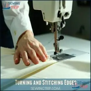 Turning and Stitching Edges