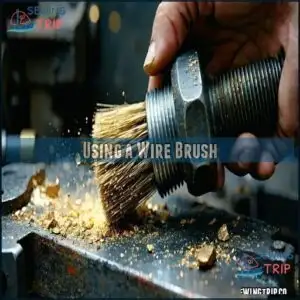 Using a Wire Brush