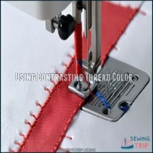 Using Contrasting Thread Colors