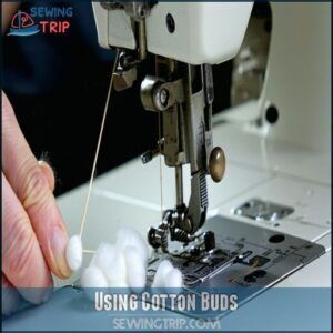 Using Cotton Buds Using Cotton Buds