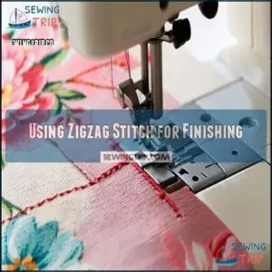 Using Zigzag Stitch for Finishing