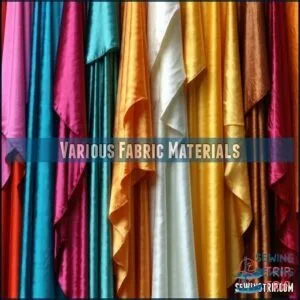 Various Fabric Materials