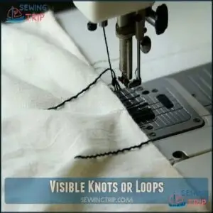 Visible Knots or Loops