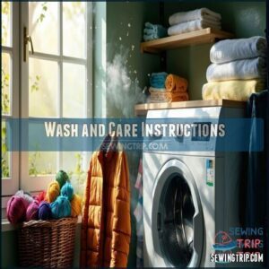 Wash and Care Instructions