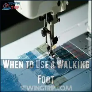When to Use a Walking Foot When to Use a Walking Foot