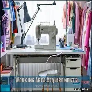 Working Area Requirements