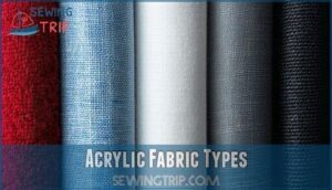 acrylic fabric types