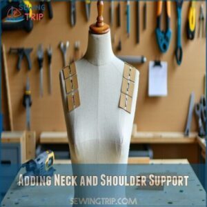 adding neck and shoulder support