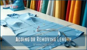 adding or removing length adding or removing length