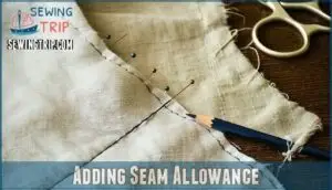 adding seam allowance