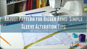 adjust pattern for bigger arms adjust pattern for bigger arms