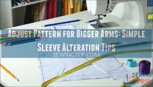 adjust pattern for bigger arms