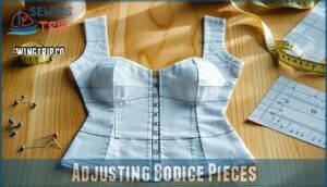 adjusting bodice pieces