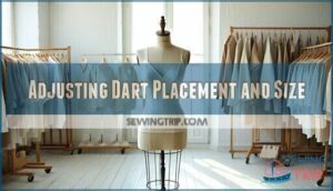 adjusting dart placement and size