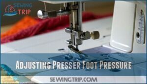 adjusting presser foot pressure