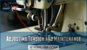 adjusting tension and maintenance