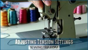 adjusting tension settings