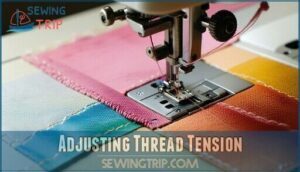 adjusting thread tension