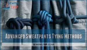advanced sweatpants tying methods