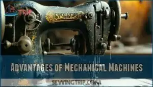 advantages of mechanical machines
