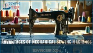 advantages of mechanical sewing machines