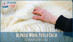 alpaca wool feels cold