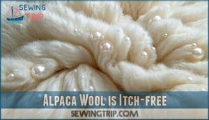 alpaca wool is itch-free