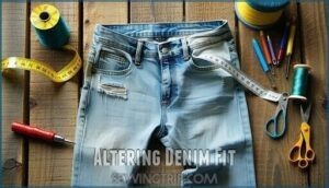 altering denim fit
