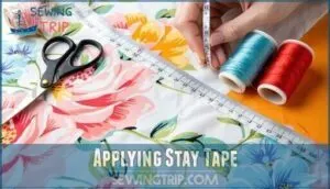 applying stay tape
