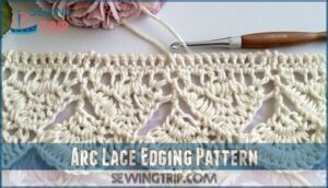 arc lace edging pattern