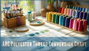 arc polyester thread conversion chart