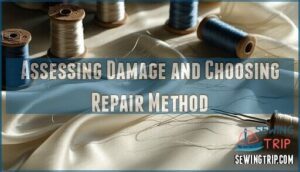 assessing damage and choosing repair method