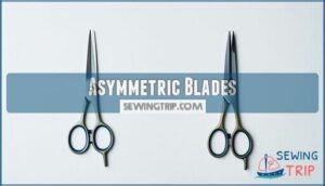 asymmetric blades