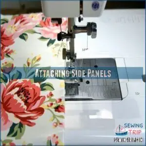 attaching side panels attaching side panels