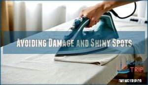 avoiding damage and shiny spots