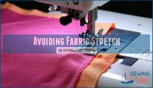 avoiding fabric stretch