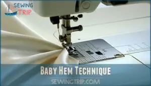 baby hem technique