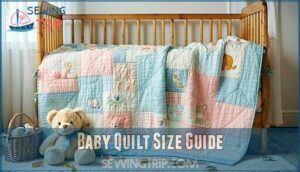 baby quilt size guide