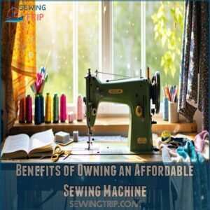 benefits of owning an affordable sewing machine