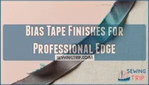 bias tape finishes for professional edge