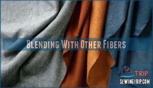 blending with other fibers