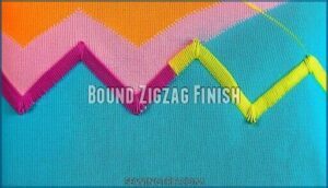 bound zigzag finish