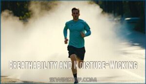 breathability and moisture-wicking