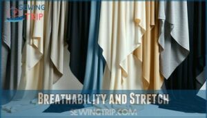 breathability and stretch