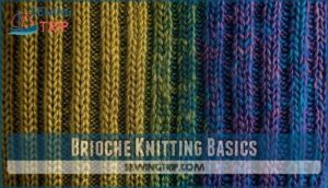 brioche knitting basics